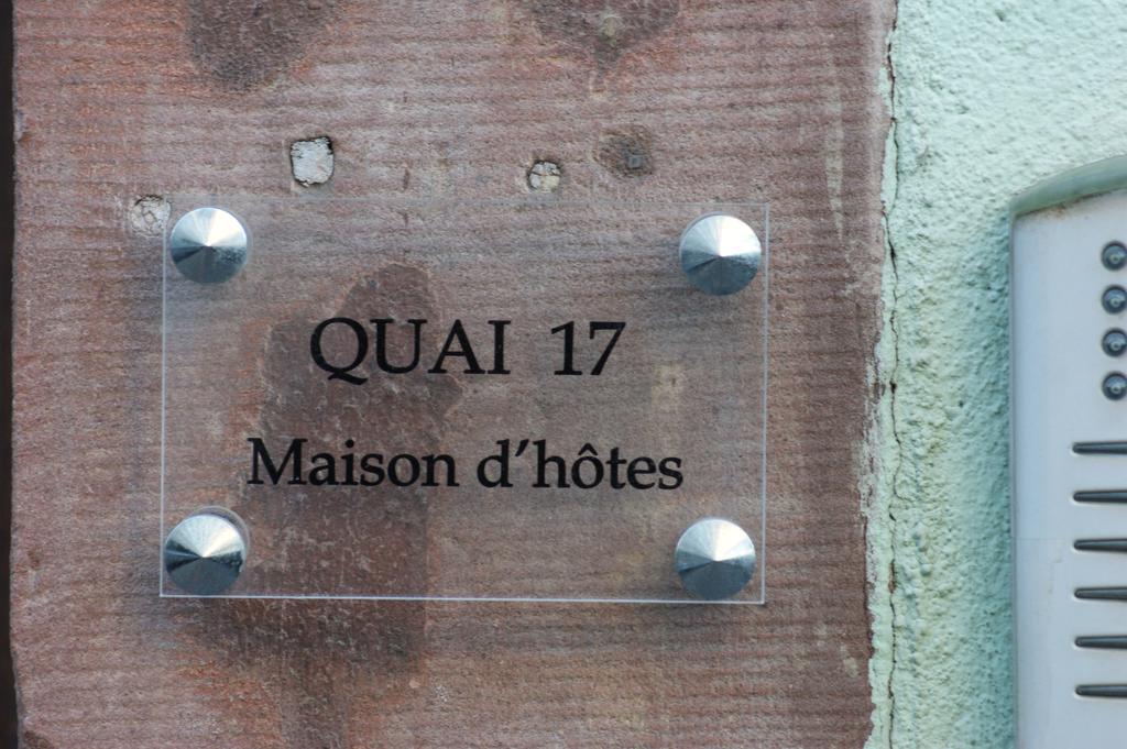 Quai 17 Maison D'Hotes Estrasburgo Exterior foto
